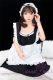 SHEDOLL Lolita type 148cm/4ft9 normal breast NinMeng head love doll body material customizable-Maid's outfit