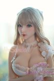 WM Doll TPE Material Sex Doll 164cm/5ft4 D-Cup with body makeup Head #443 - White Princess Dress