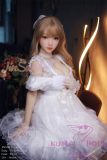 WM Doll TPE Material Sex Doll 164cm/5ft4 D-Cup with body makeup Head #443 - White Princess Dress