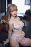 WM Doll TPE Material Sex Doll 164cm/5ft4 D-Cup with body makeup Head #443 - White Princess Dress