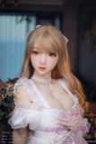 WM Doll TPE Material Sex Doll 164cm/5ft4 D-Cup with body makeup Head #443 - White Princess Dress