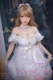 WM Doll TPE Material Sex Doll 164cm/5ft4 D-Cup with body makeup Head #443 - White Princess Dress