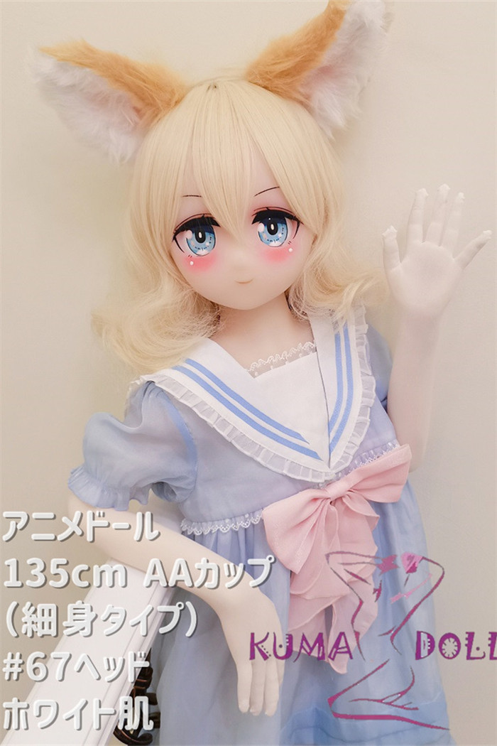 [Discontinued] Aotume TPE sex doll anime head #67 135cm AA-cup Slim Type body