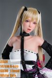 WAXDOLL Full silicone sex doll 147cm/4ft8 A-cup # GD36_1 head with Opening Jaw -Common expressions