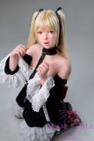WAXDOLL Full silicone sex doll 147cm/4ft8 A-cup # GD36_2 head with Opening Jaw - Climax expression