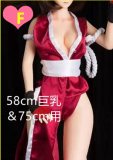 Mini doll TPE Sexable 58cm/1ft9 big breasts BJD body Nana head body selectable