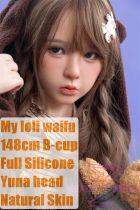 MLW doll Full Silicone Loli Love doll 148cm B-cup Yuna head Face Makeup Selectable