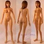 Sanhui Doll 145cm/4ft8 Flat Breast Silicone Sex Doll with Head #1