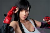 Game Lady Full silicone 168cm/5ft5 E-cup No.15-1 Tifa Lockhart From Final Fantasy VII Remake(FF7) head with realistic makeup, eyebrows and eyelashes implanted-Nurse's uniform