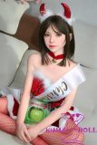 SHEDOLL Asian Beauty Jenny head 148cm/4ft9 normal breast head love doll body material customizable-Chrismas costume