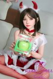 SHEDOLL Asian Beauty Jenny head 148cm/4ft9 normal breast head love doll body material customizable-Chrismas costume