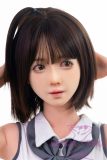 Real Girl Doll 148cm/4ft9 C-Cup TPE Sex Doll R39 head with craftman makeup
