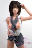 Real Girl Doll 148cm/4ft9 C-Cup TPE Sex Doll R39 head with craftman makeup