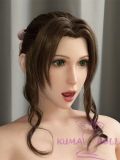 Game Lady Full silicone 168cm/5ft5 E-cup No.4 Aerith Gainsborough from Final Fantasy VII Remake(FF7) soft silicone version with realistic makeup