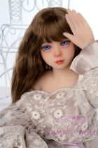 AXB Doll TPE Material Love Doll 65cm/2ft1 TPE body +  TPE Head #A09 with realistic makeup Skin Color-Light Tan