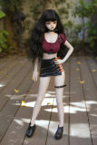 Mini Doll 60cm/2ft Middle Breast  with X4 head Full Silicone Love doll easy to use easy to hide