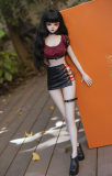 Mini Doll 60cm/2ft Middle Breast  with X4 head Full Silicone Love doll easy to use easy to hide