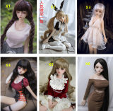 Mini Doll 60cm/2ft Middle Breast  with X4 head Full Silicone Love doll easy to use easy to hide