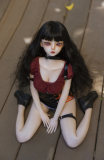 Mini Doll 60cm/2ft Middle Breast  with X4 head Full Silicone Love doll easy to use easy to hide
