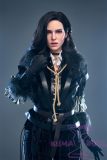 Game Lady Full silicone 168cm/5ft5 E-cup No.12_1 Yennefer from The Witcher 3: Wild Hunt soft silicone version with realistic makeup