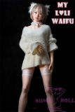 MLW doll Loli Sex Doll 148cm/4ft8 B-cup Mia Hard Silicone material head with craftman makeup(makeup selectable)