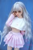 Mini Doll 60cm/2ft Middle Breast  with X8 head Full Silicone Love doll easy to use easy to hide