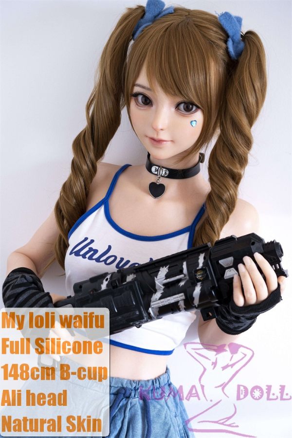 MLW doll Full Silicone Loli Love doll 148cm B-cup Ali head Face Makeup Selectable