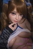 MLW doll Full Silicone Loli Love doll 148cm B-cup Ali head Face Makeup Selectable