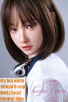 MLW doll  Sex Doll 148cm/4ft8 B-cup Betty Hard Silicone material head with craftman makeup(makeup selectable)
