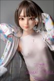 MLW doll Loli Sex Doll 138cm/4ft5 AA-cup Ali Hard Silicone material head with craftman makeup(makeup selectable)
