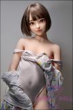 MLW doll Loli Sex Doll 138cm/4ft5 AA-cup Ali Hard Silicone material head with craftman makeup(makeup selectable)
