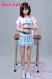 Real Girl Doll 148cm/4ft9 A-Cup Silicone Sex Doll D3 Soft Silicone head with oral function and mouth open/close function