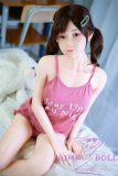 Sanmu doll Full Silicone sex doll #S37 head + 138cm/4ft5 B-cup body