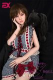 EXDOLL 145cm/4ft8 #8 Yi head with normal Face Makeup Utopia Series Full Silicone Sex Doll 3 bodies selectable