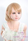 MLW doll Loli Sex Doll 126cm/4ft1 AA-cup #54 Alice Hard Silicone material head with TPE body