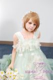 MLW doll Loli Sex Doll 126cm/4ft1 AA-cup #54 Alice Hard Silicone material head with TPE body