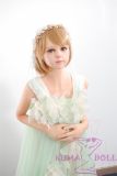 MLW doll Loli Sex Doll 126cm/4ft1 AA-cup #54 Alice Hard Silicone material head with TPE body
