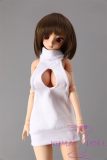 Mini doll Full Silicone 62cm/2ft big breast silicone Qiqi head body costume sexable