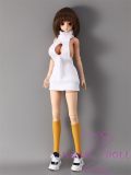Mini doll Full Silicone 62cm/2ft big breast silicone Qiqi head body costume sexable