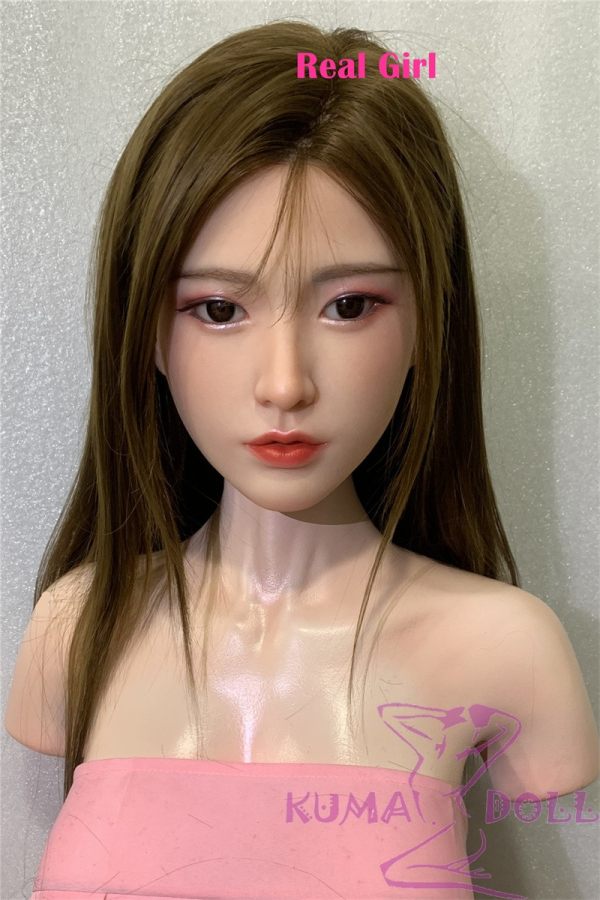 Real Girl head only P6 soft Silicone head M16 bolt Craftsman make selectable