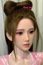 Real Girl head only P4 soft Silicone head M16 bolt Craftsman make selectable