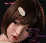 Real Girl head only D6 soft Silicone head M16 bolt Craftsman make selectable