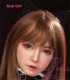 Real Girl head only D8 soft Silicone head M16 bolt Craftsman make selectable