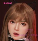 Real Girl head only D8 soft Silicone head M16 bolt Craftsman make selectable
