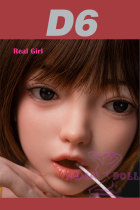 Real Girl head only D6 soft Silicone head M16 bolt Craftsman make selectable