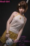 Real Girl Doll 148cm/4ft9 A-Cup Silicone Sex Doll D6 Soft Silicone head with oral function and mouth open/close function