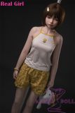 Real Girl Doll 148cm/4ft9 A-Cup Silicone Sex Doll D6 Soft Silicone head with oral function and mouth open/close function