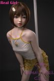 Real Girl Doll 148cm/4ft9 A-Cup Silicone Sex Doll D6 Soft Silicone head with oral function and mouth open/close function