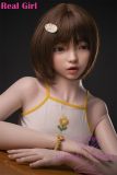 Real Girl Doll 148cm/4ft9 A-Cup Silicone Sex Doll D6 Soft Silicone head with oral function and mouth open/close function