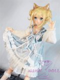 Aotume doll Silicone sex doll 135cm 4.4ft AA-cup  #57 head Blonde